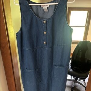 Talbots Blue High Low Dress